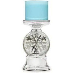 BATH BODY WORKS SNOWFLAKE SNOW GLOBE PEDESTAL